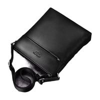 卡帝乐鳄鱼 鳄鱼男士单肩包斜挎包休闲简约大容量背包商务轻奢男包牛皮公文包