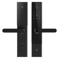 石将军 指纹锁智能门锁密码锁智能门锁家用防盗门入户锁 标准版+支持米家APP