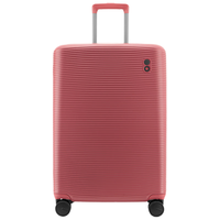 愛可樂 ECHOLAC  可扩容行李箱框架拉杆箱万向轮旅行箱抗压防撞PC278SA芭乐红28吋 28英寸 //高强度框架