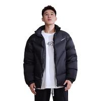 维动（VEIDOORN）冬季初新羽绒服男女运动时尚休闲保暖宽松外套立领防风潮 运动系列羽绒服【初新-黑】 XL