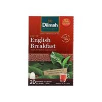 迪尔玛(Dilmah)伯爵红茶英式早餐红茶20茶包/盒装袋泡茶叶珍珠奶茶原材料 英式早餐红茶