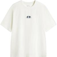 李宁 LI-NING短袖T恤男女同款时尚夏季圆领体恤休闲运动服女