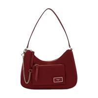 【新年好物】巴利女士红色织物单肩手提斜挎包6301221