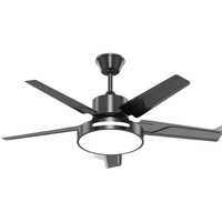 DIAMOND/钻石表 LED灯 吊扇灯 遥控器 自然光(3300K-5000K) 黑色 24-36W