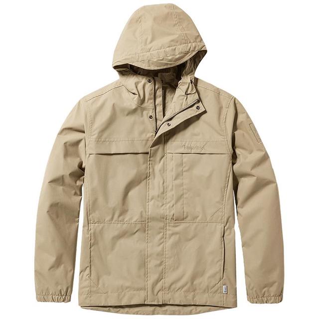 Timberland 男装冲锋衣工壳外套S24户外防水轻薄修身A695W A695WDH4/甘草黄 M