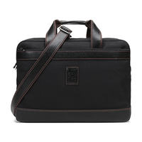 珑骧 LONGCHAMP男士织物配皮手提单肩斜挎包旅行包大号 1487 080