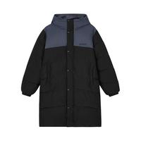 【撞色加厚款】秋冬三防羽绒服男女同款撞色长款羽绒