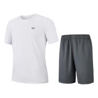 361°【夏季】夏季透气清爽舒适男式运动短袖短裤套装男式运动服