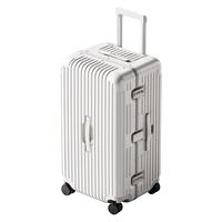 cece2024行李箱女大容量加厚铝框旅行箱男拉杆密码皮箱子