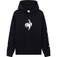 乐卡克法国公鸡男女款24运动休闲圆领套头衫长袖卫衣L241UCNA2008 黑色/B01 XS