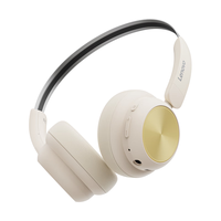  Lenovo/联想 HiFi金标级音质 头戴式无线蓝牙耳机  有线充电 香槟金 Type-C