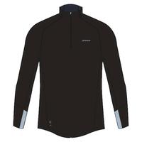 迪卡侬运动卫衣男秋冬上衣立领速干衣透气网球运动长袖套头衫SAJ1