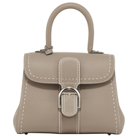 DELVAUX 德尔沃 Brillant系列 女士手提包 AA0406ADW0A 大象灰 迷你