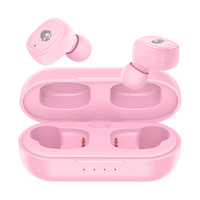 全民K歌 真无线通话降噪入耳式 ET32 运动防水通话音乐游戏通用超长续航适用于荣耀OPPO小米华为蓝牙耳机 樱花粉