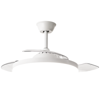 箭牌照明风扇灯吊扇灯隐形智能语音中山灯具现代简约客厅餐厅吊灯