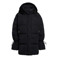 adidas阿迪达斯三叶草女装冬中长款运动保暖鸭绒羽绒服GU1782 黑色 32(参考身高:160~165CM)