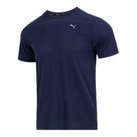 彪马(PUMA)T恤男士夏季凉感新款运动服半袖跑步冰丝薄款透气纯黑色速干短袖 速干透气-冰丝凉感-白色 XS