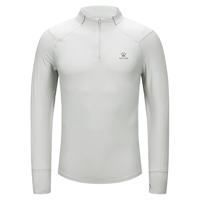 卡尔美长袖速干衣男 夏季透气半拉链足球训练冰丝T恤骑行防晒衣女