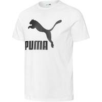 PUMA彪马官方 新款男子休闲印花圆领短袖T恤CLASSICS 532279 白 02 M