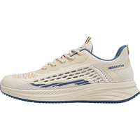 回力运动鞋男鞋减震慢跑步鞋子男士休闲鞋男透气飞织网面鞋男 米蓝 40