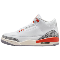 AIR JORDAN 3 AJ3 白橙 白灰红中帮复古篮球鞋