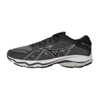 美津浓(MIZUNO)男子跑步运动鞋 舒适缓震 WAVE ULTIMA 14 44.5码 02/黑色/灰白色/灰色