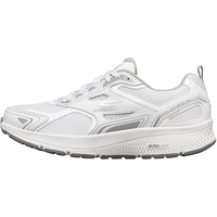 斯凯奇（Skechers）男士跑步鞋轻便透气运动鞋缓震软底网面休闲鞋 WGY白色/灰色 40