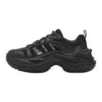 FILA 斐乐女鞋SOFIA 3摩登运动鞋2024春鱼刺鞋3代休闲鞋 黑-BK 36