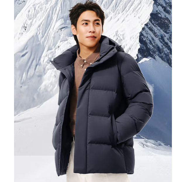 网易严选 男商务 -20℃抗寒无氟防水防污羽绒服外套