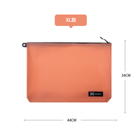 异刃虎旅行防水收纳包卡包洗漱收纳袋化妆包干湿分离文证件袋杂物大小包 马卡龙粉XL号