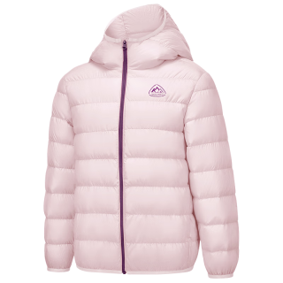 Skechers斯凯奇秋冬儿童舒适保暖中性风短款梭织羽绒外套上衣P425K048 甜粉色/04B0 160 充绒量60g