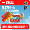 京鲜生 一颗大 樱桃串番茄 生鲜水果西红柿净重198g*2盒 源头直发 410g*2