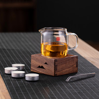 品一恒高档玻璃公道杯耐热耐高温加厚分茶器茶海功夫茶具小号公杯