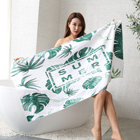 超细纤维沙滩巾数码印花吸水速干游泳浴巾 70*140FJ116 尺寸