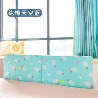 pakey床围栏婴儿防摔儿童防掉宝宝床边挡板2米1.8通用可升降床护栏 蓝色小绵羊 长0.5米床围栏