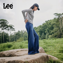 Lee 25秋冬 女士阔腿牛仔裤 LWB009192205167A08887