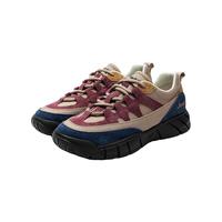 Jeep吉普复古德训鞋女登山鞋春季轻便休闲百搭运动鞋女 蓝紫色 38