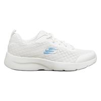 斯凯奇(Skechers)女鞋2024春季网面透气运动鞋低帮休闲鞋软底鞋子跑步鞋女 白色/透气大网眼 37
