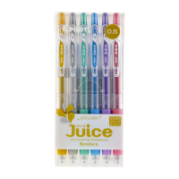 百乐 Juice LJU-10EF 按动中性笔 金属6色 0.5mm 6支装
