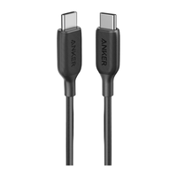 Anker 安克 A8852 双Type-C 60W 数据线 TPE 0.9m 黑色