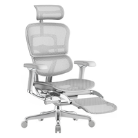 Ergonor 保友办公家具 金豪L 2代 人体工学电脑椅+躺舒宝 银白色