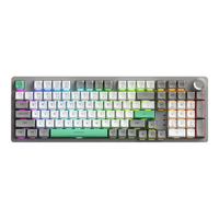 京东京造 JZ990 99键 2.4G蓝牙 多模无线机械键盘 雪天青 冰晶围墙轴RGB RGB