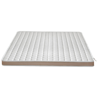 全友家居 天然椰棕床垫0.9x2米卧室偏硬护脊薄款单人床垫子117026 护脊椰丝棉|0.9*2.0m床垫|厚6cm