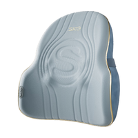 skg腰部按摩仪 按摩靠垫全身多部位推揉大面积热敷无线便携长时续航按摩器T3二代蓝灰色尊贵款