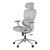 网易严选 小蛮腰系列 S9 Pro 人体工学电脑椅 灰色 无搁脚款