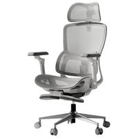 HBADA 黑白调 E2 Pro E218 人体工学椅 云白色 全能扶手脚托款