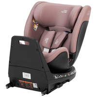 宝得适宝宝儿童座椅0-7岁isize认证正反360°旋转成长骑士 薄雾粉