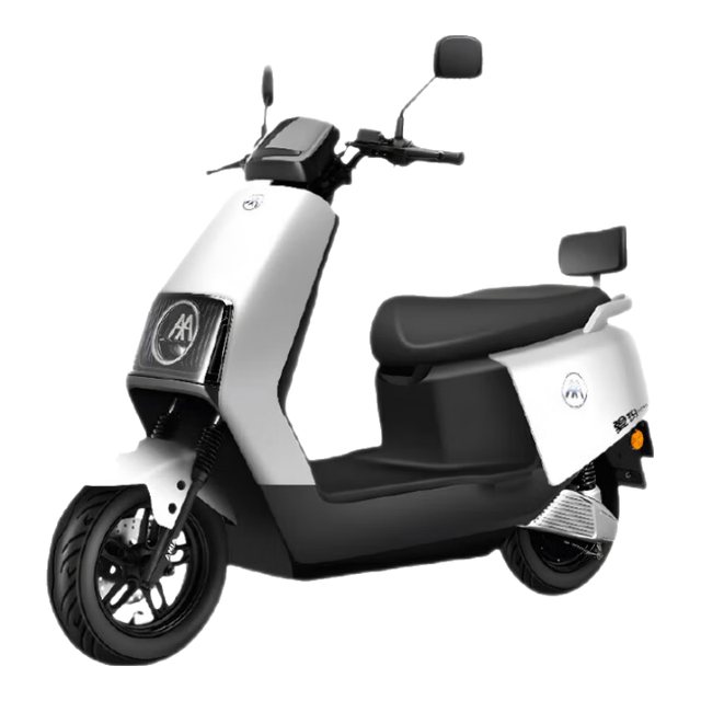 移动端、京东百亿补贴：爱玛 电动摩托车辉腾24版电动车72V21.8Ah大电池1200瓦电机时尚踏板碟刹电摩 璀