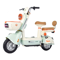 小羚羊新国标电动车趣味蛋续航70km电瓶车家庭代步车助力自行车48V20AH超威铅酸只此青绿