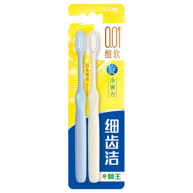 狮王 细齿洁系列 旋净弹力护龈牙刷 10支/装